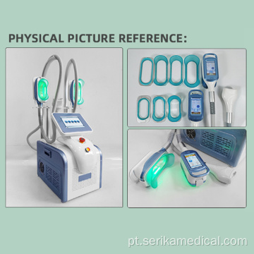 Máquina de crioterapia de emagrecimento de punho triplo